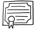 bond certificate icon